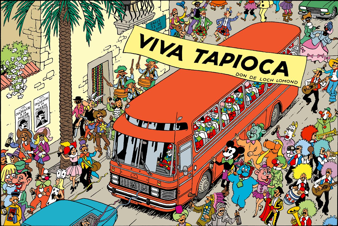 Asterix et Mickey dans Tintin et les Picaros